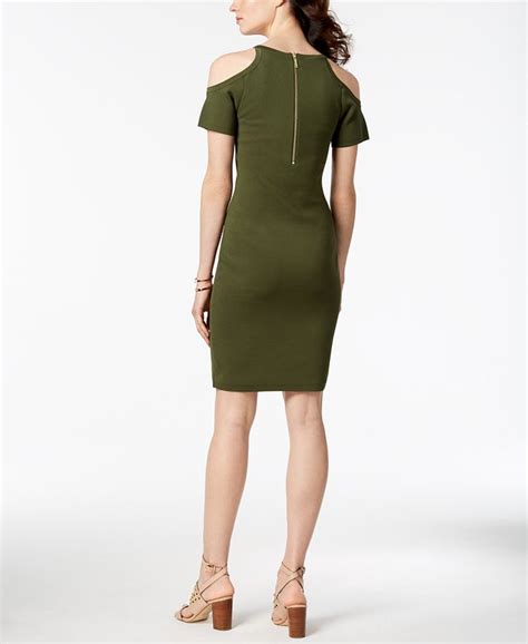 michael kors cold shoulder dress|Michael Kors high end dresses.